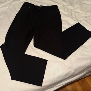 Gloria Vanderbilt Black Stretch Slacks Sz 10 short